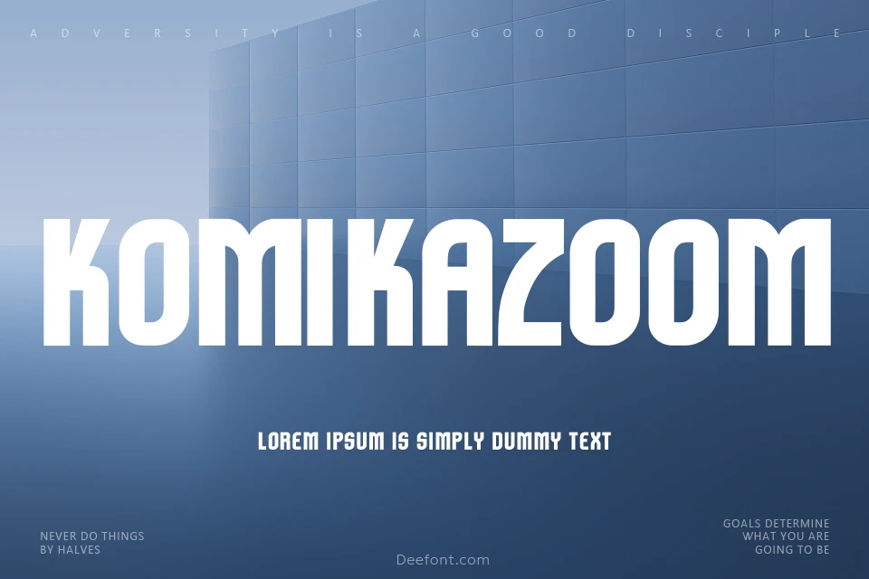 Komikazoom Font