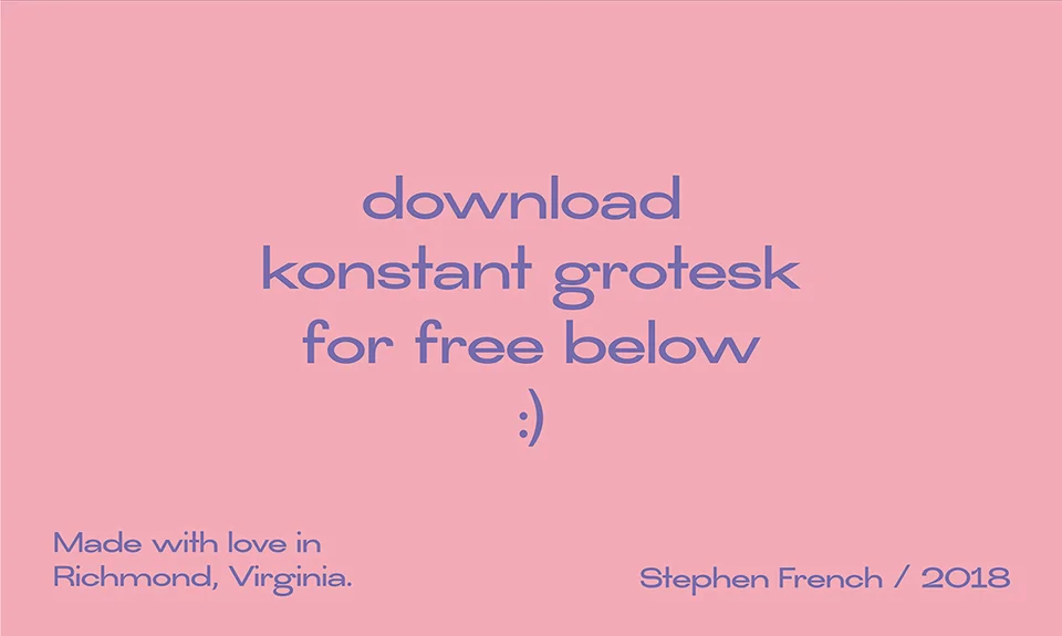 konstant grotesk font download