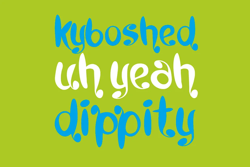 Kyboshed Font