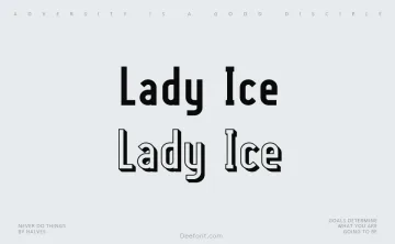 Lady Ice Font Family