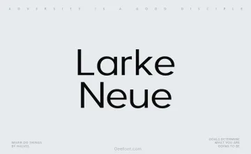 Larke Neue Font Family