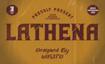 Lathena Font Family