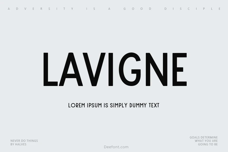 Lavigne Font