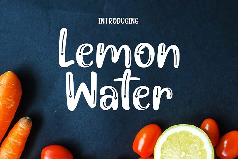 Lemon Water Font