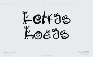 Letras Locas Font