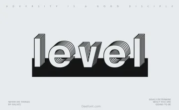 Level Font