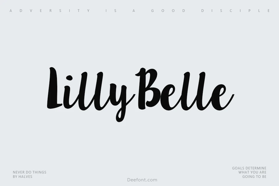 LillyBelle Font