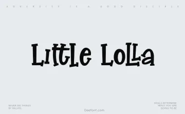 Little Lolla Font