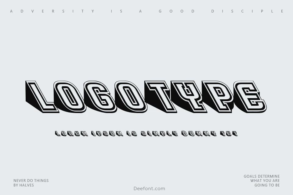 Logotype Font