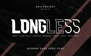 Longless Font Family