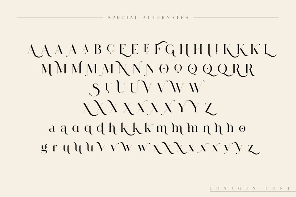 Lostgun Font