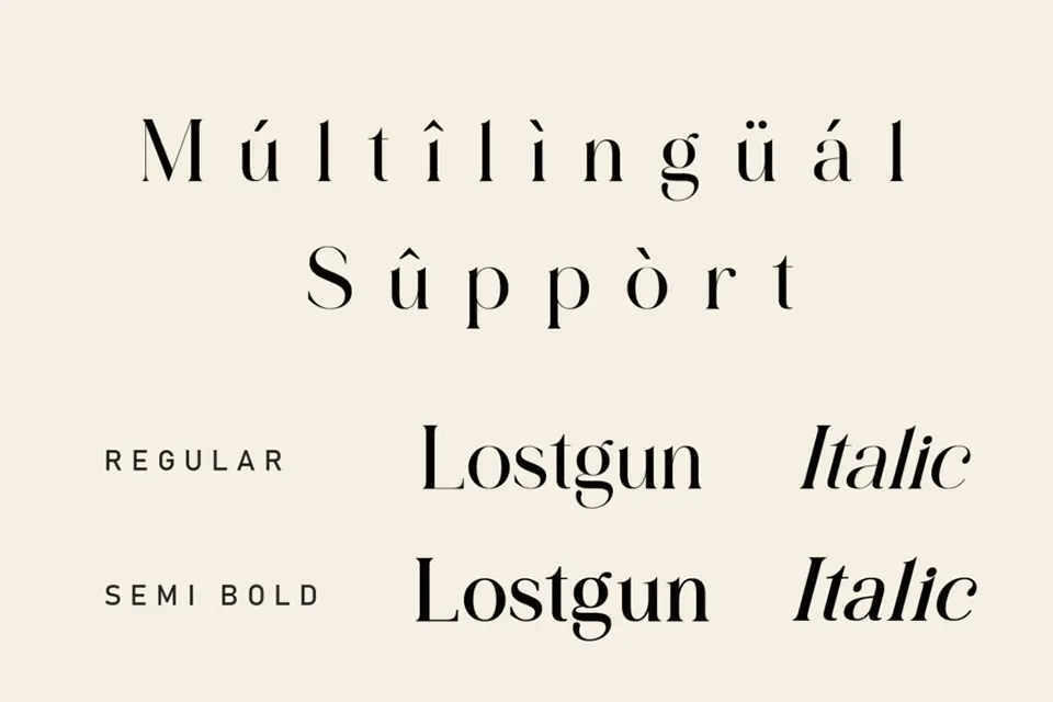 Lostgun Font