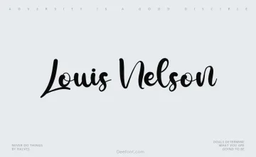 Louis Nelson Font