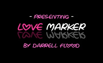 Love Marker Font