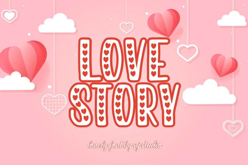 Love Story Font