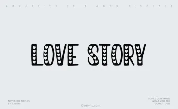 Love Story Font