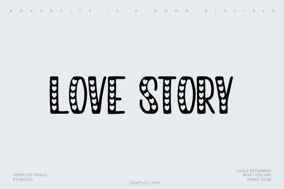 Love Story Font