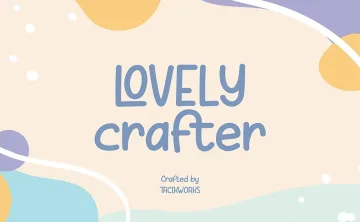 Lovely Crafter Font