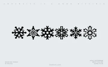 LP Snowflake Font