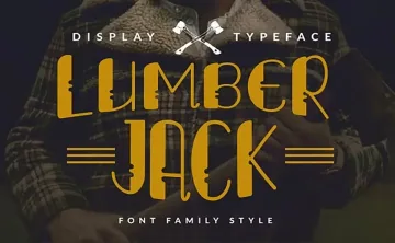 Lumber jack Font