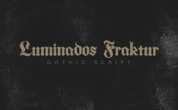 Luminados Fraktur Font