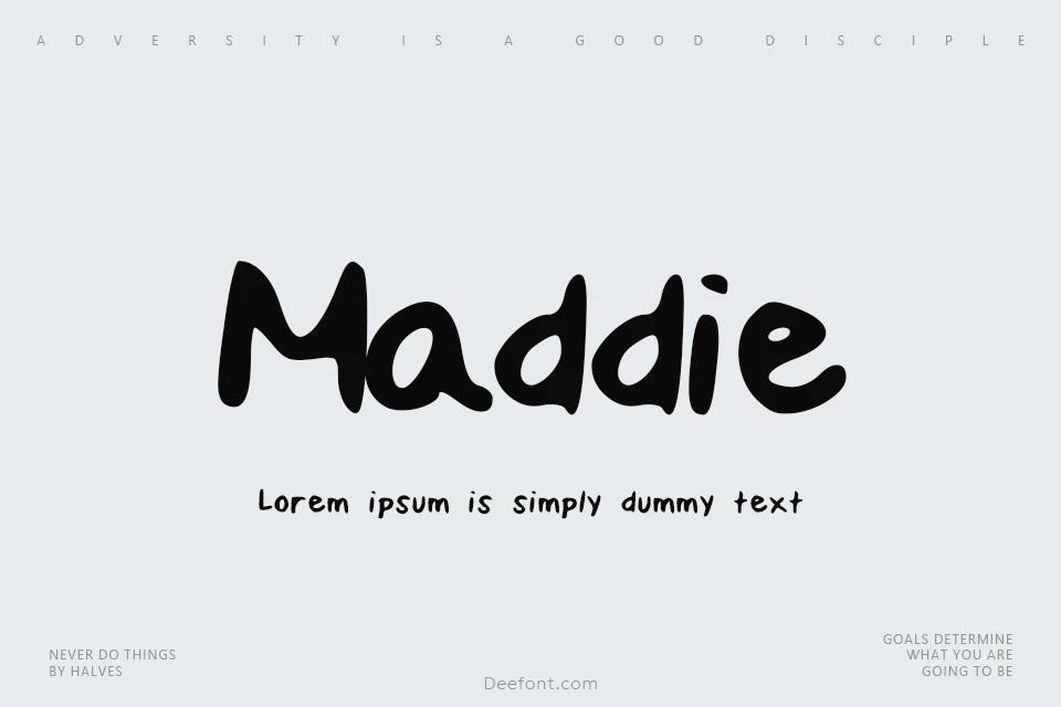 Maddie Script Font