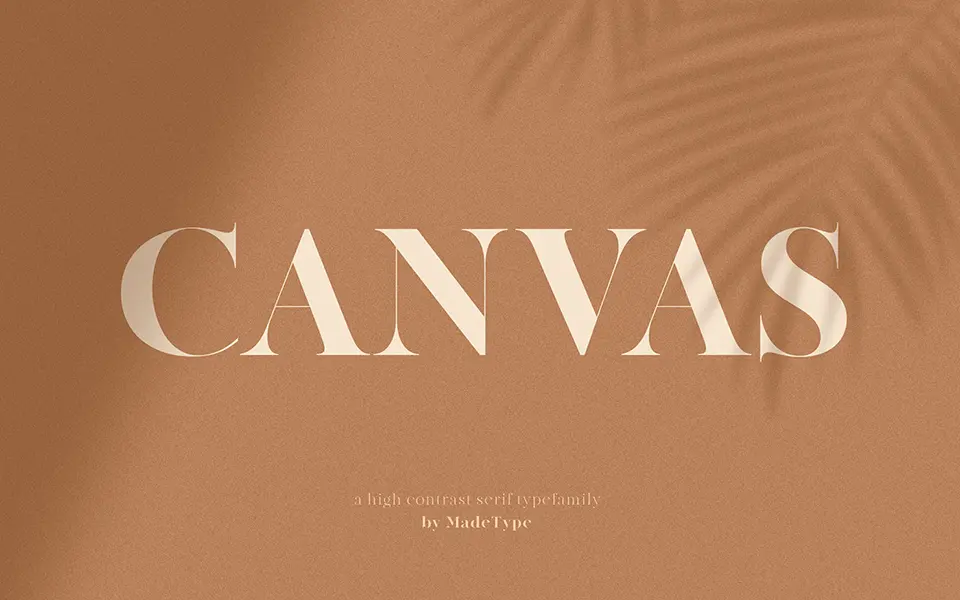 MADE Canvas Font Family