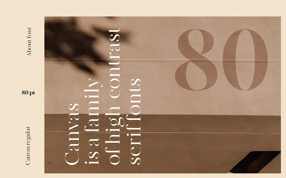 MADE Canvas Font Family