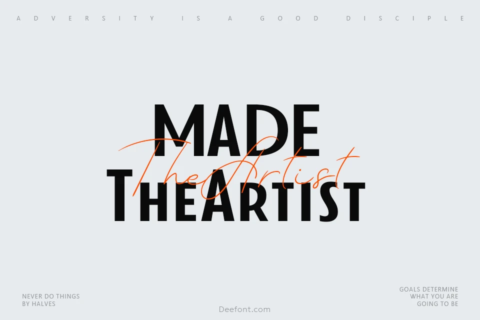MADE TheArtist Font Duo