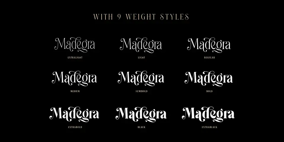 Madegra Font Family
