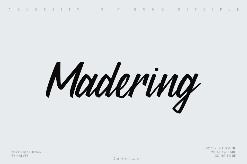 Madering Font