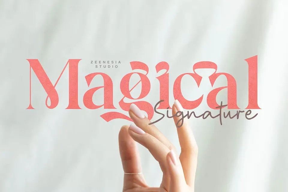 Magical Signature Font