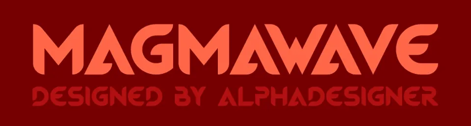 Magmawave Caps Font