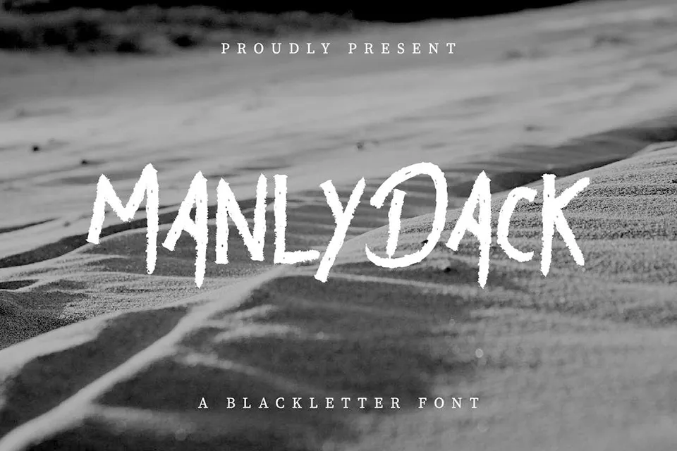 Manly Dack Font