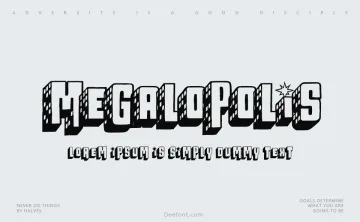 Megalopolis Font