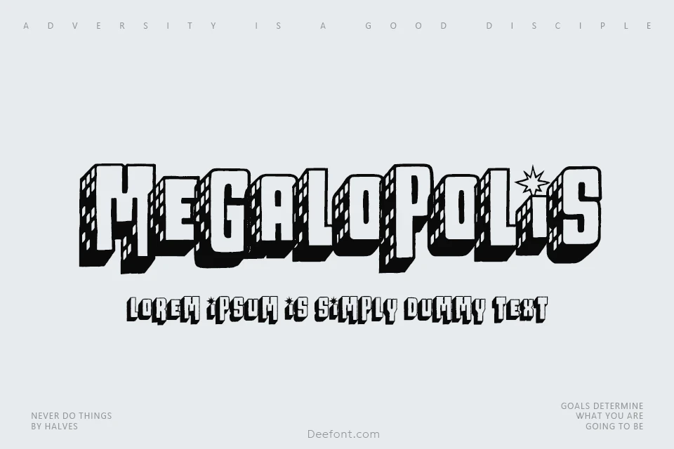 Megalopolis Font