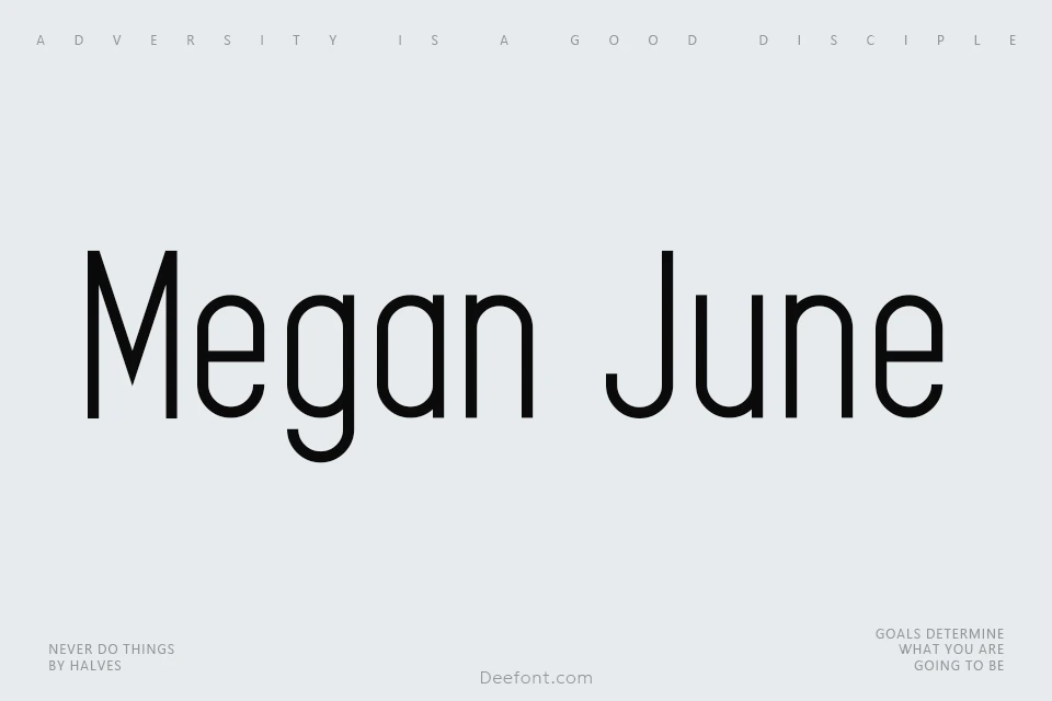 Megan June Font