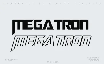 Megatron Font