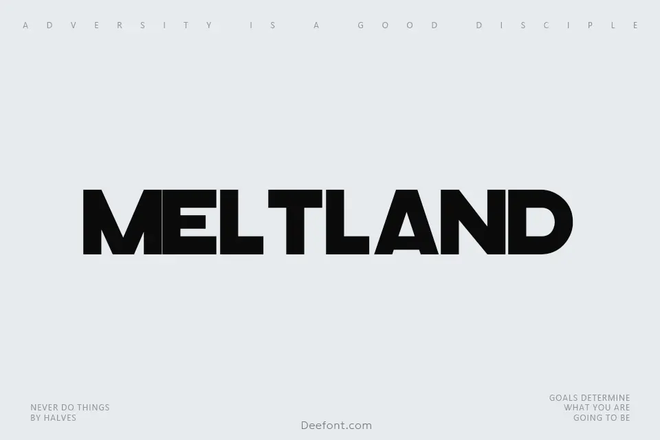 Meltland Font Family