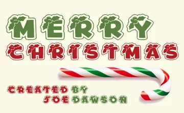 Merry Christmas Typeface