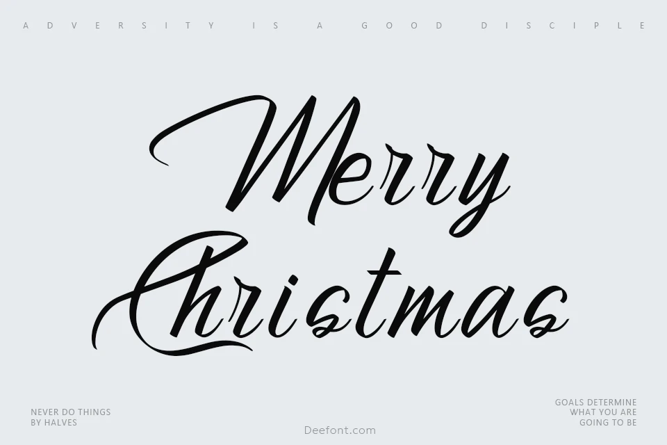 Merry Christmas Font