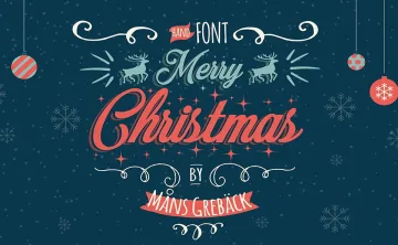 Merry Christmas font