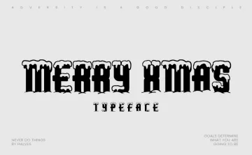 Merry Xmas Font