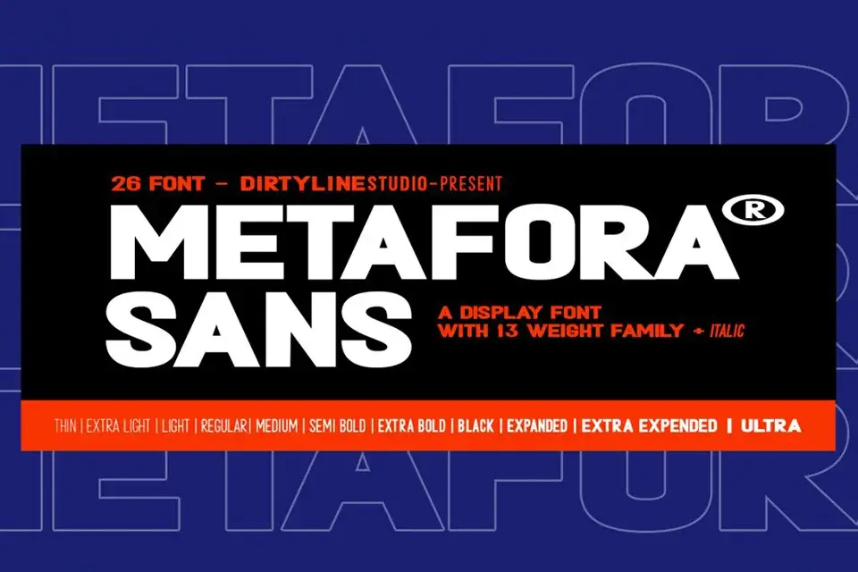 Metafora Sans Font Family