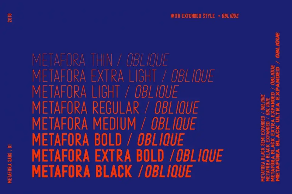 Metafora Sans Font Family