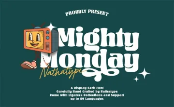 Mighty Monday Font