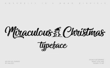 Miraculous Christmas Font