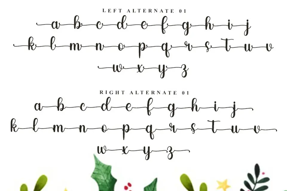 Miss You Christmas Font