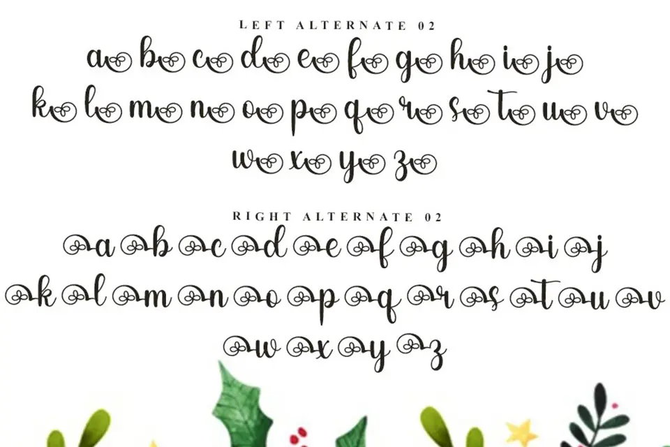 Miss You Christmas Font