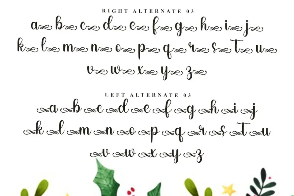 Miss You Christmas Font